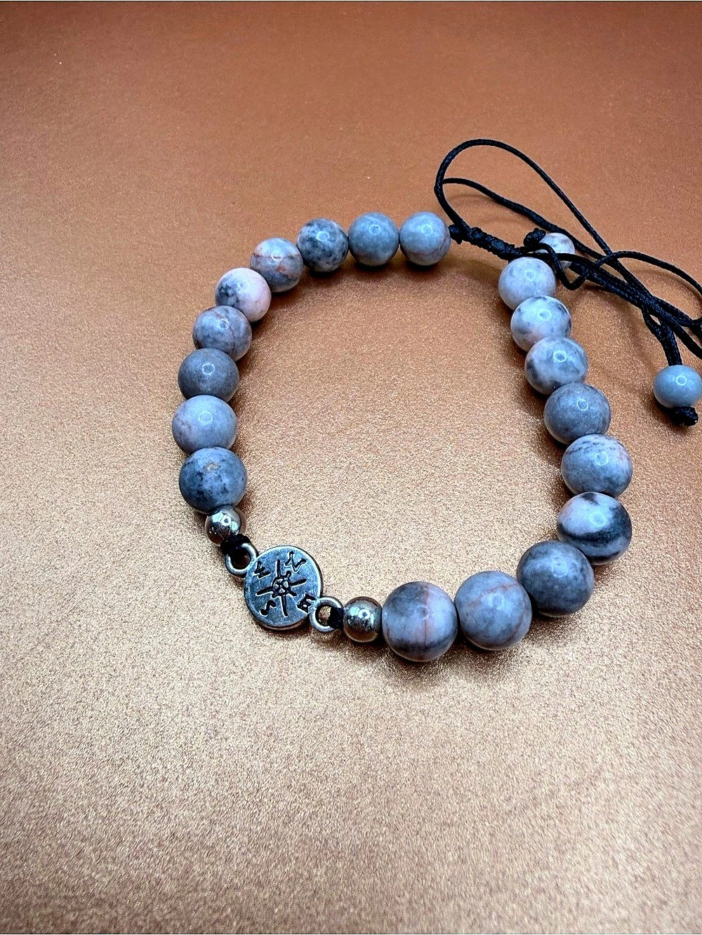 Blue & Pink Beaded Bracelet- graduation poem